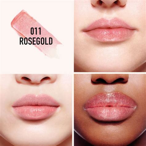 dior addict lip glow 011 holo rose gold|dior lip gloss rose gold.